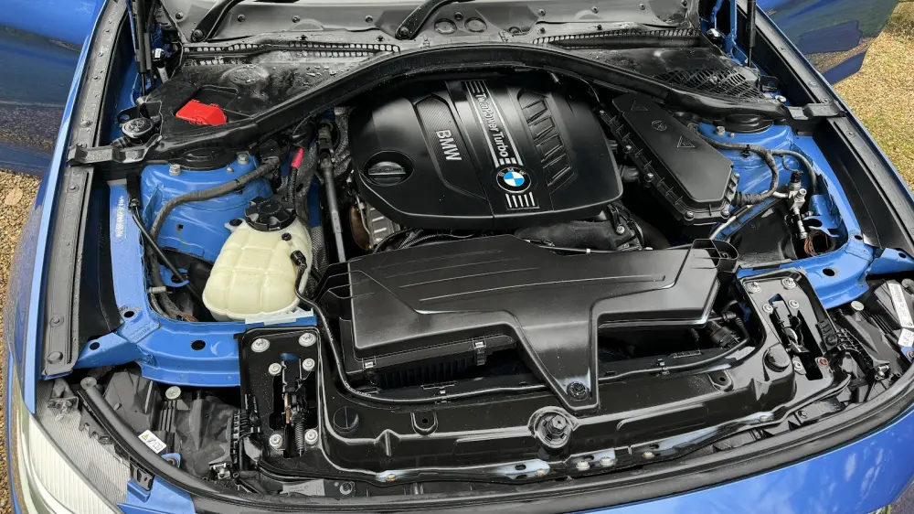 BMW after the valet, photographed by Adam D.