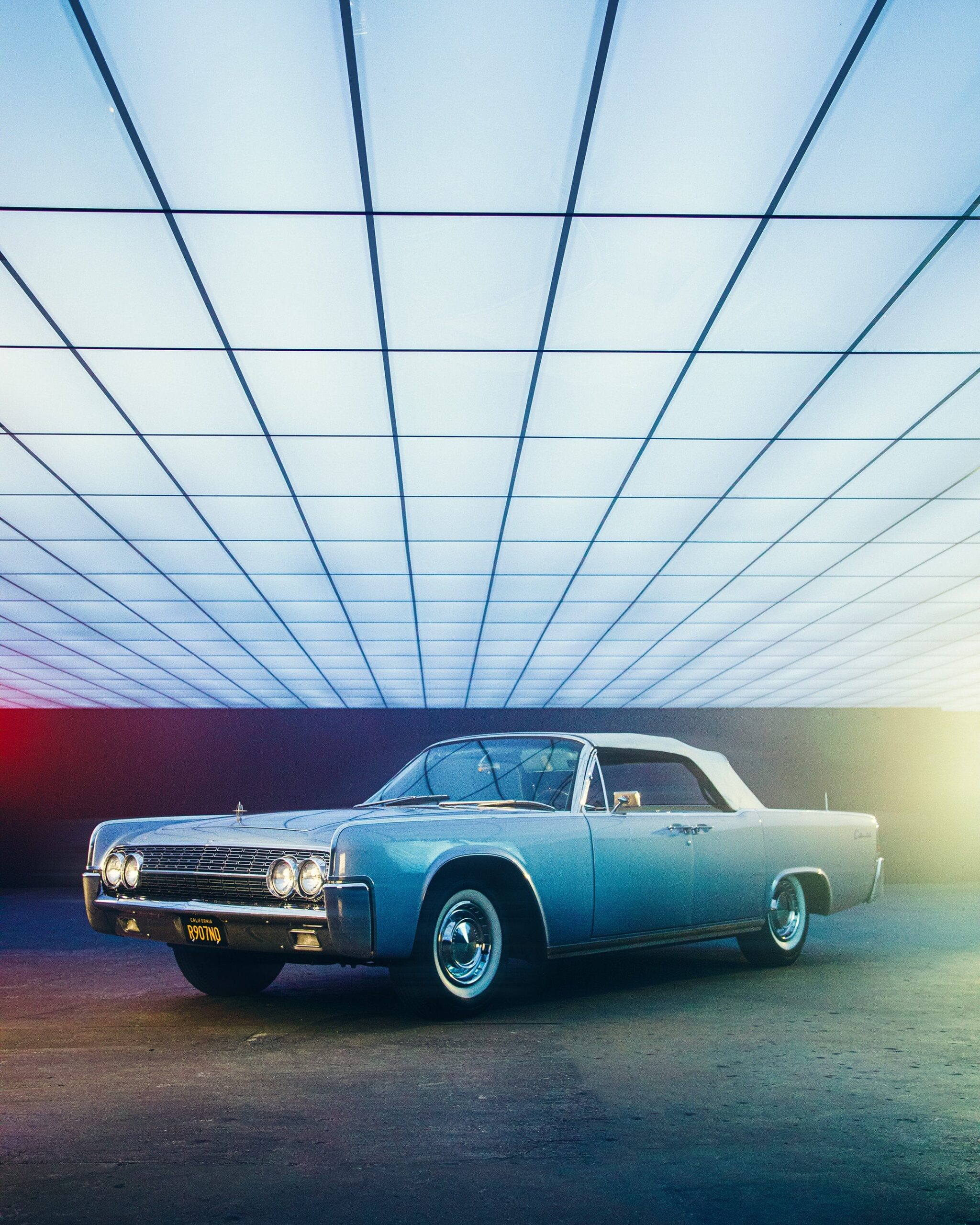 vintage car after recieving a car polishing and detailing service