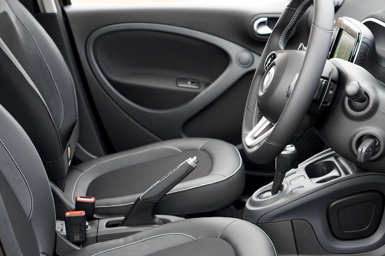important places to remember when cleaning your car | interior of a sleek and clean car