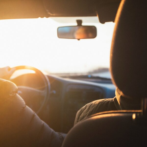 the interior of a car going on a roadtrip