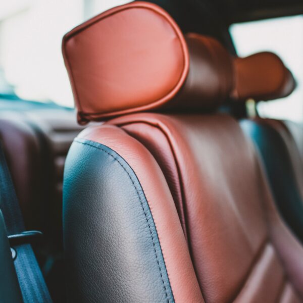 A car with stunning leather seats