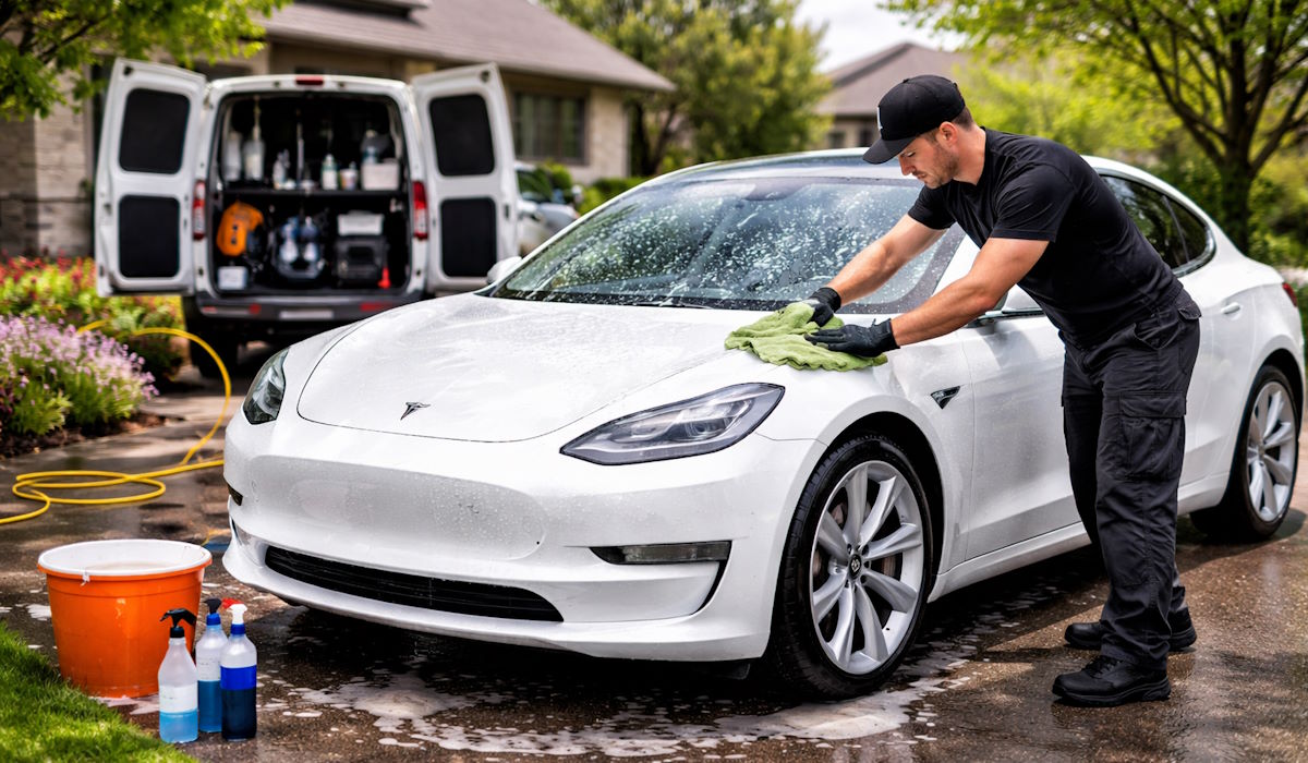 Is Mobile Car Valeting Safe for New Cars