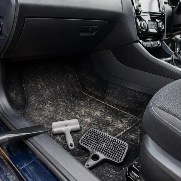 How to Remove Tough Pet Hair from Car Carpets