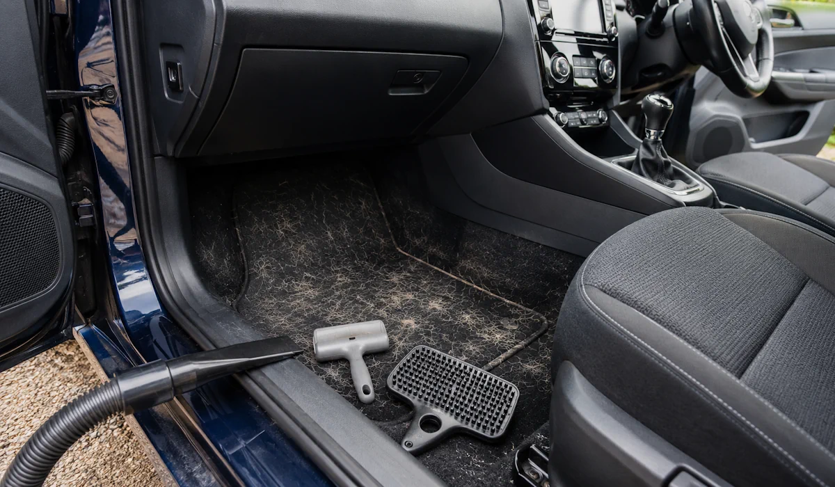 How to Remove Tough Pet Hair from Car Carpets